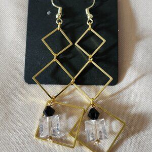 Bold Cascading Gold Earrings